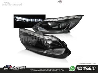 FAROS DELANTEROS LUZ DIURNA LED PARA FORD FOCUS MK3 2011-2014