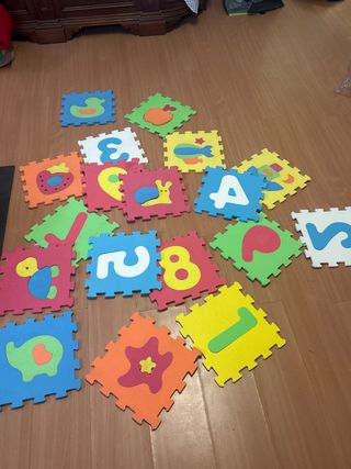 Puzzle tappetini educativi numeri e lettere