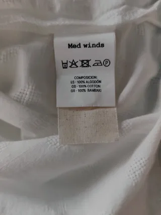 Blusa Med Winds blanca