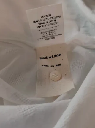 Blusa Med Winds blanca