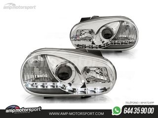 FAROS DELANTEROS LUZ DIURNA LED PARA VOLKSWAGEN GOLF MK4