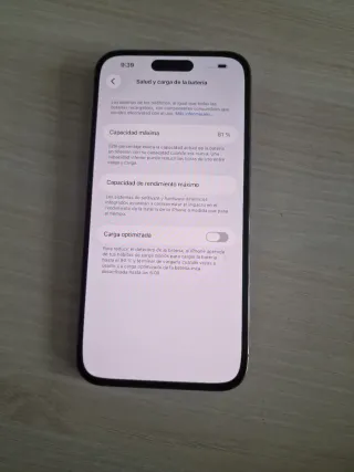 iPhone 14 Pro Max 128GB 81% Batteria nero e oro