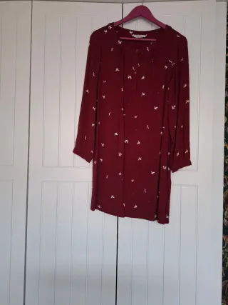 Vestido Nice Things estampado pájaros