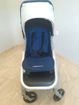 Silla de paseo Babyhome azul y beige