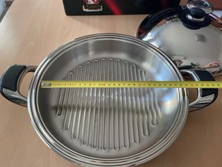 Bistecchiera grill Acciaio Inox 28cm