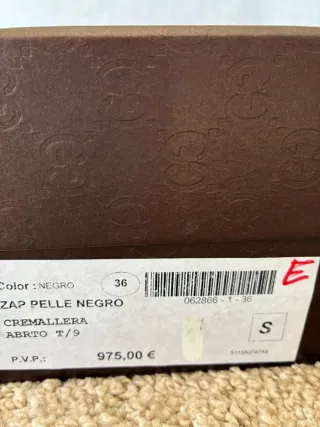 Sandalias Gucci Botín Negro con Piedras