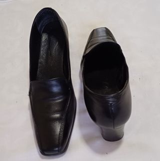 Zapatos tacón ancho