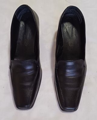 Zapatos tacón ancho