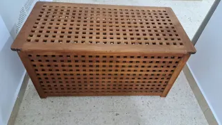 Baúl de madera para almacenaje