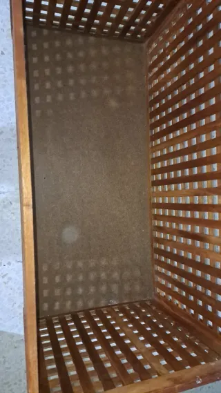 Baúl de madera para almacenaje