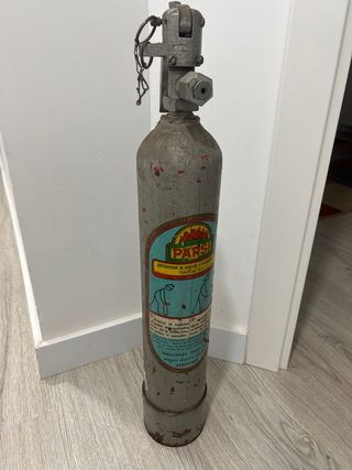 Extintor CO2 PARSI Vintage Industrial Años 50