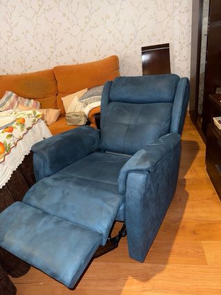 Sillón Reclinable Azul