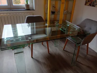 Mesa comedor cristal Camino a Casa