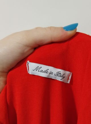 Vestido rojo de verano