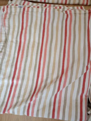 1 Juego de sábanas 100% algodón cama 90