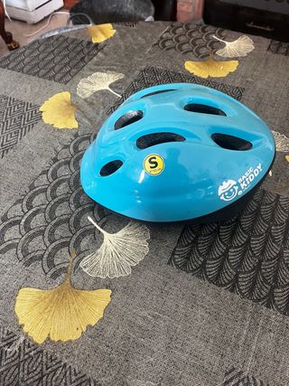Casco bici infantil azul talla S