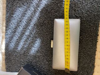 Cartera Tera Manila Dorada/Plateada fiesta