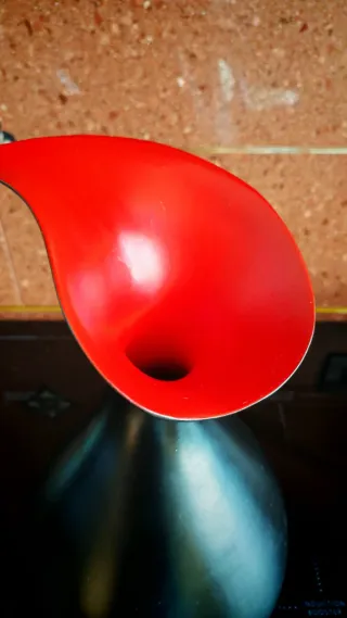 Vaso Ceramica Nero e Rosso