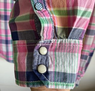 Camisa Tommy Hilfiger cuadros rosas