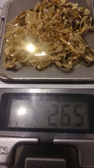 "CHOLLO"Cadena de oro 18k