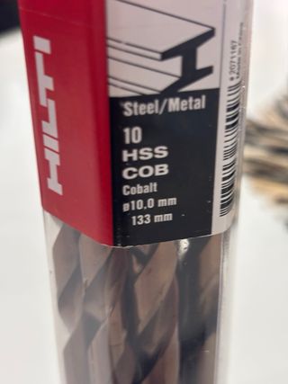 Brocas Hilti 10mm Cobalt HSS