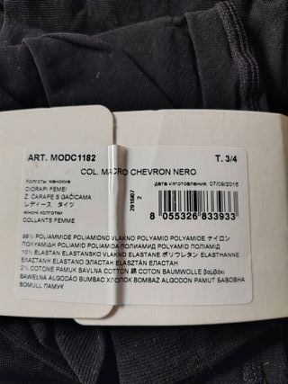 Collant Calzedonia neri elasticizzati tg 3/4