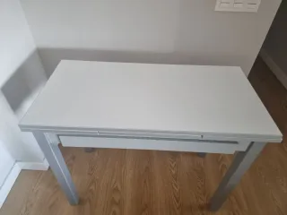 Mesa extensible cocina 50x100 a 160cm. Altura 78cm