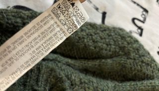 Maglione Zara verde con bottoni