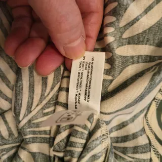 Vestito estivo donna fantasia foglie