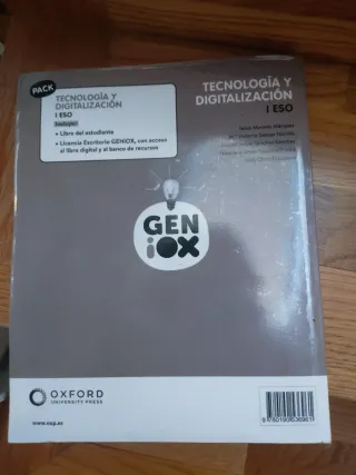 Tecnología y Digitalización I ESO. Libro del es...