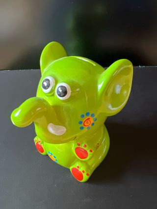 Hucha Elefante Verde