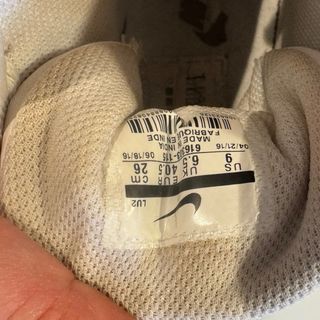 Scarpe Nike alte bianche