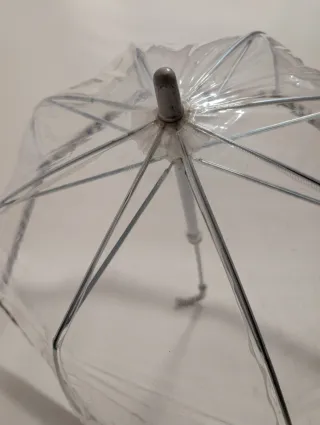 Paraguas Burberry Transparente Cuadros