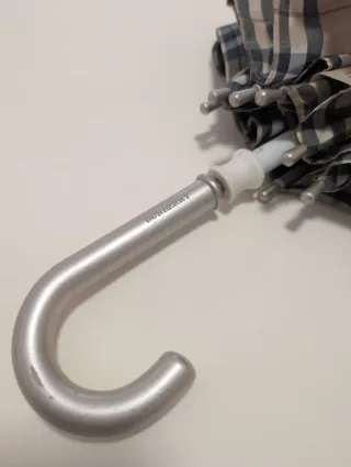 Paraguas Burberry Transparente Cuadros