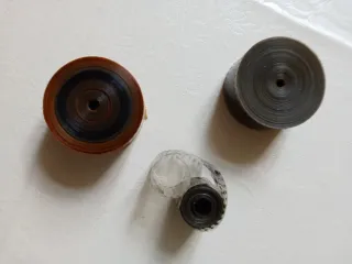 Proiettore vintage in metallo verde