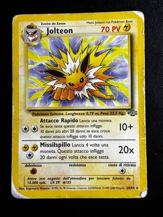 Carte Pokemon Jolteon Lt. Surge's Jolteon