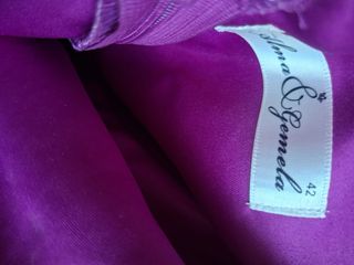 Vestido fiesta bugambilla talla 42