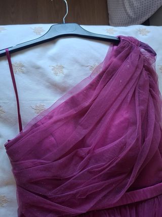 Vestido fiesta bugambilla talla 42