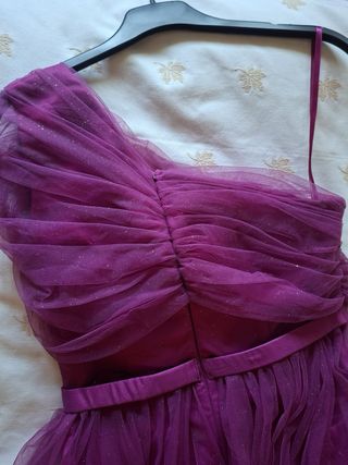 Vestido fiesta bugambilla talla 42