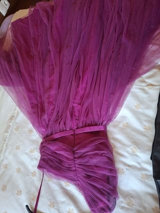 Vestido fiesta bugambilla talla 42