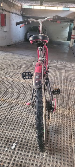 Bicicleta Decathlon niña rosa