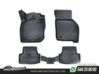 ALFOMBRILLAS DE GOMA RIZLINE PARA VOLKSWAGEN GOLF MK8 AUTO 2019--
