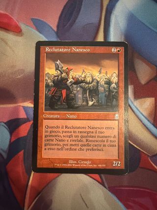 Reclutatore Nanesco Magic The Gathering Carta