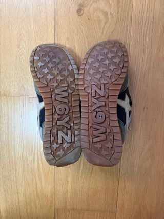 Zapatillas W6YZ Hombre T 41 verde y azul