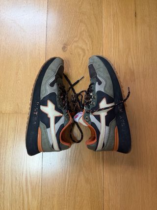 Zapatillas W6YZ Hombre T 41 verde y azul