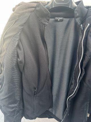 Chaqueta Moto Mujer Negra talla M Rocco Line