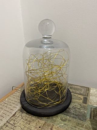 Lámpara Decorativa Cristal Luces LED