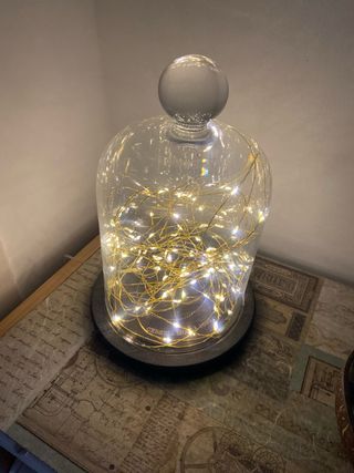 Lámpara Decorativa Cristal Luces LED