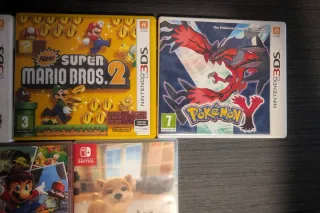 Súper lote 5 cajas Nintendo Switch / 3DS por 10€