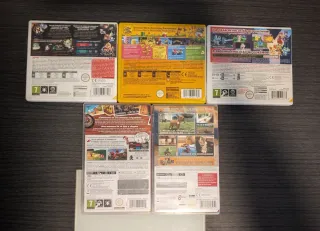Súper lote 5 cajas Nintendo Switch / 3DS por 10€